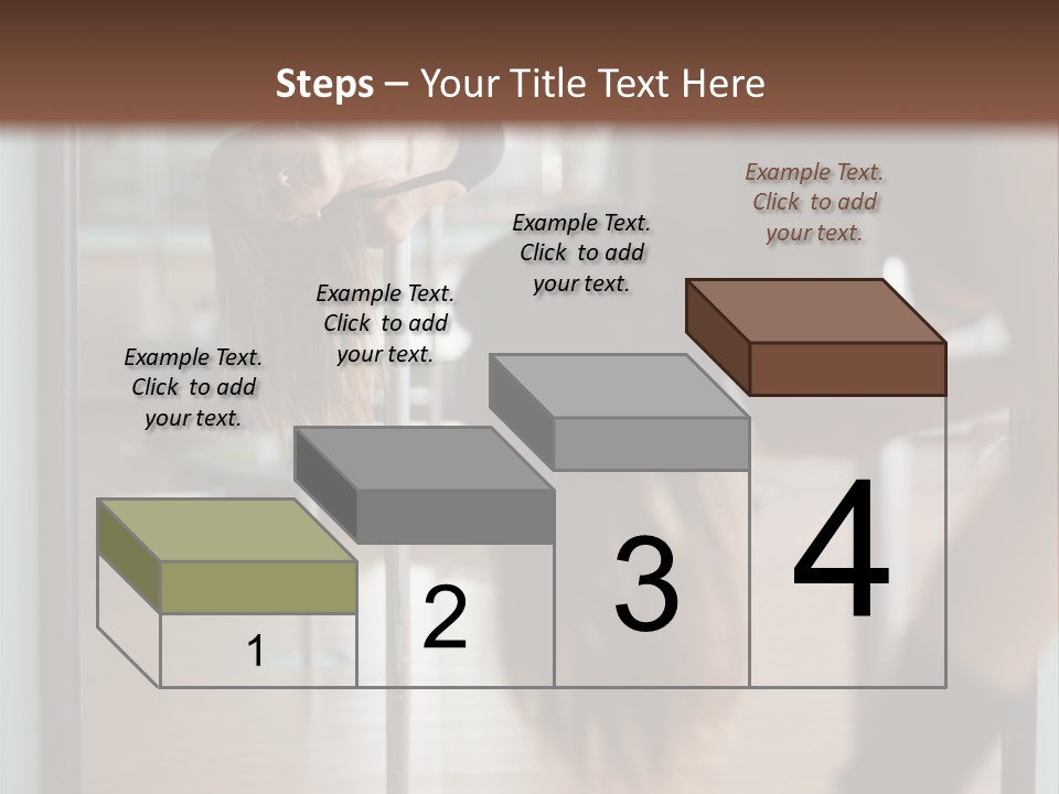 Sexy Pose Fitness PowerPoint Template