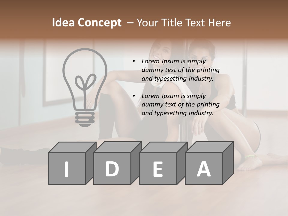 Fun Taking Smile PowerPoint Template