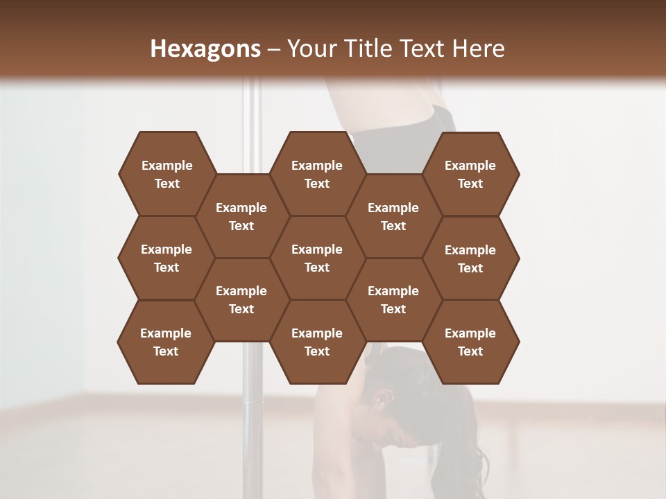 Female Girl Exercise PowerPoint Template