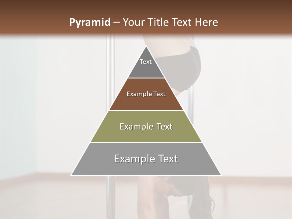 Female Girl Exercise PowerPoint Template