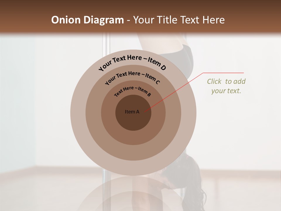 Female Girl Exercise PowerPoint Template