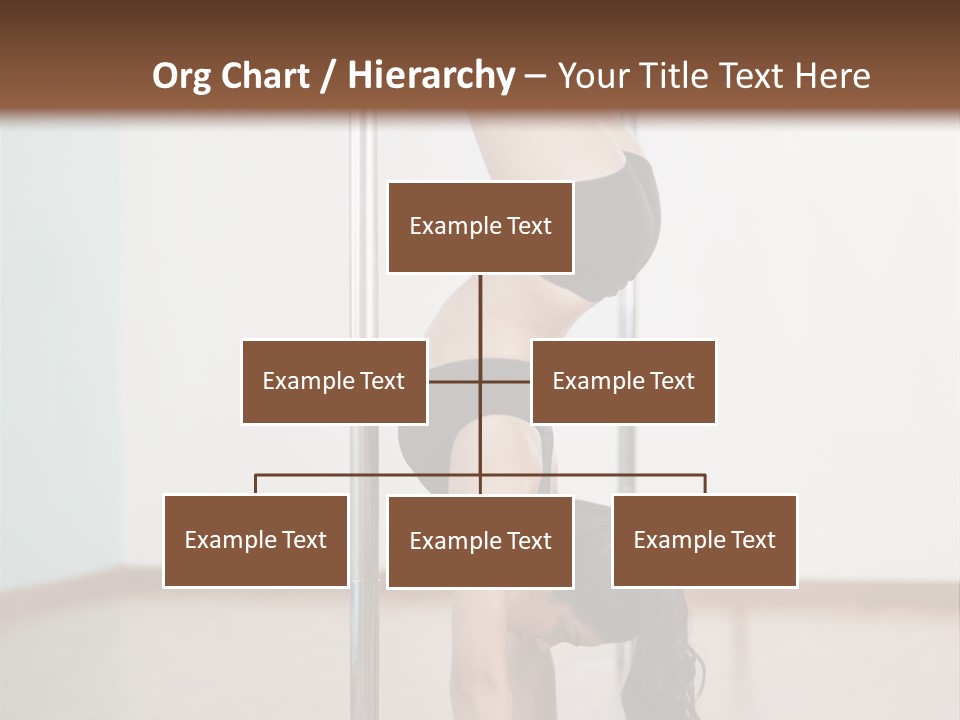 Female Girl Exercise PowerPoint Template