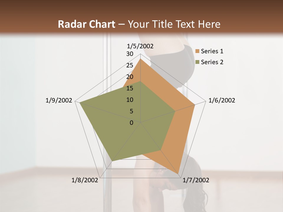 Female Girl Exercise PowerPoint Template