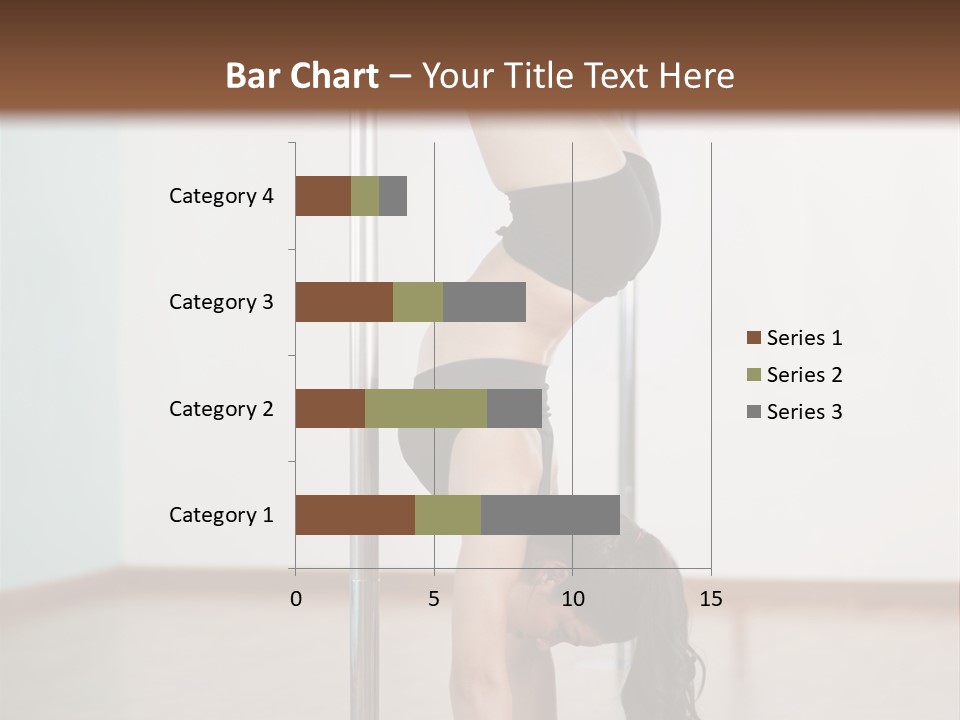 Female Girl Exercise PowerPoint Template