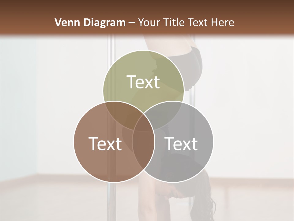 Female Girl Exercise PowerPoint Template