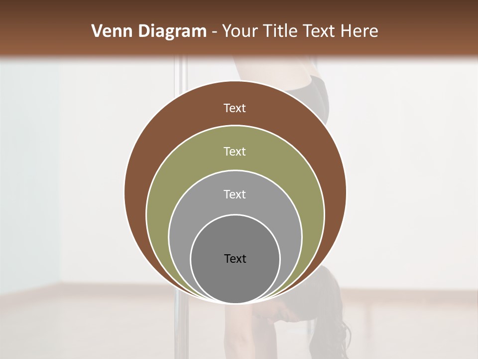 Female Girl Exercise PowerPoint Template