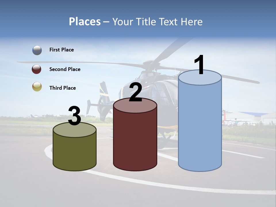 Helicopter Rotor Outdoor PowerPoint Template