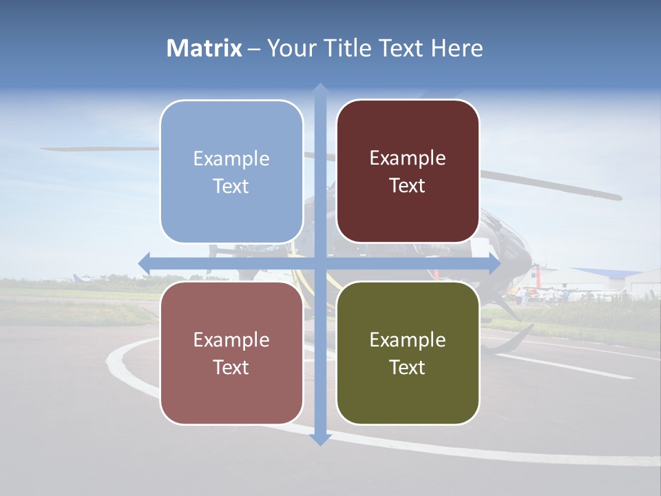 Helicopter Rotor Outdoor PowerPoint Template