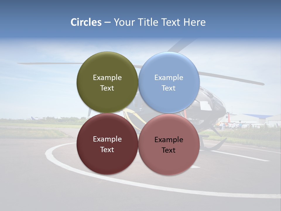 Helicopter Rotor Outdoor PowerPoint Template