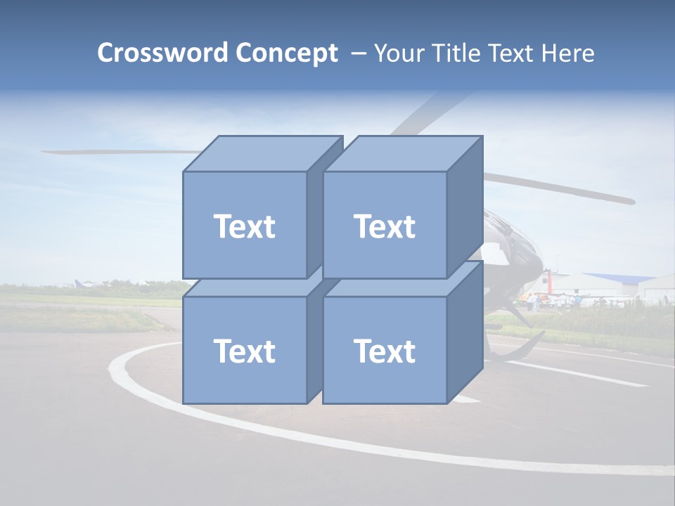 Helicopter Rotor Outdoor PowerPoint Template