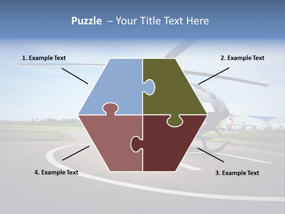 Helicopter Rotor Outdoor PowerPoint Template
