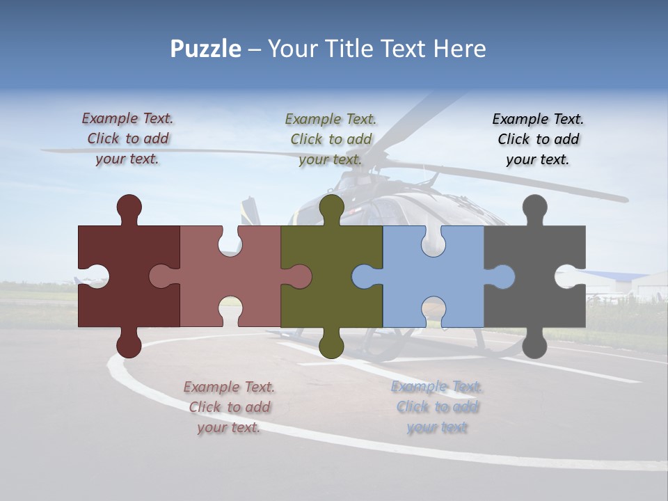 Helicopter Rotor Outdoor PowerPoint Template