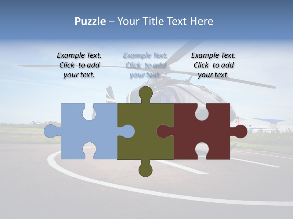 Helicopter Rotor Outdoor PowerPoint Template