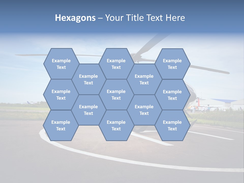 Helicopter Rotor Outdoor PowerPoint Template
