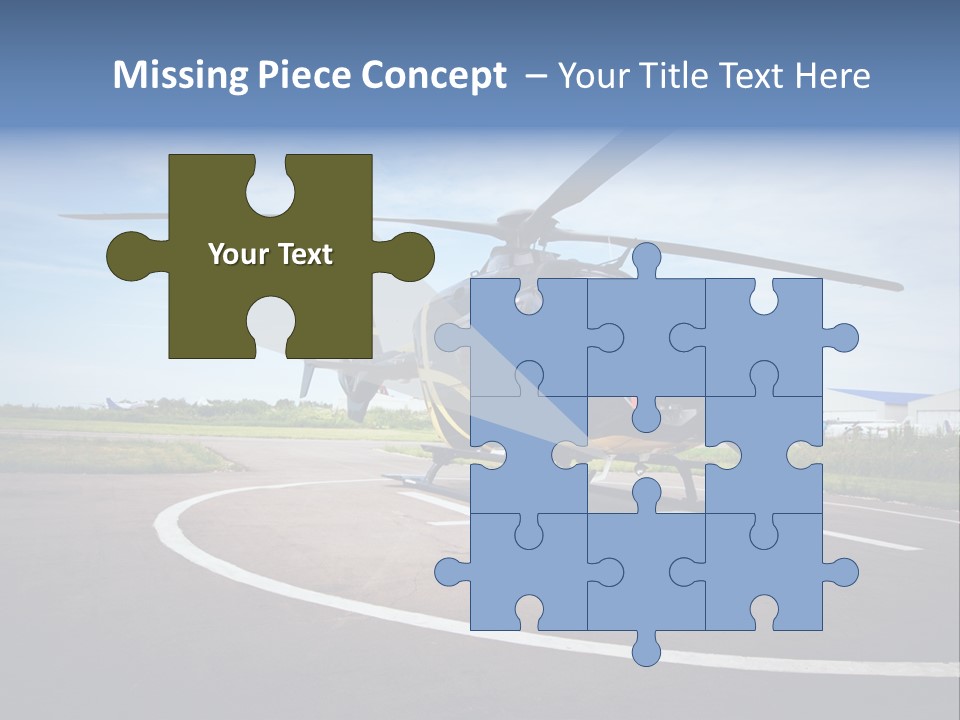 Helicopter Rotor Outdoor PowerPoint Template