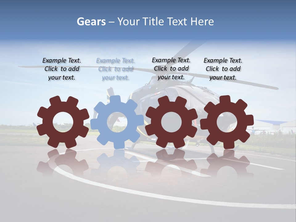 Helicopter Rotor Outdoor PowerPoint Template