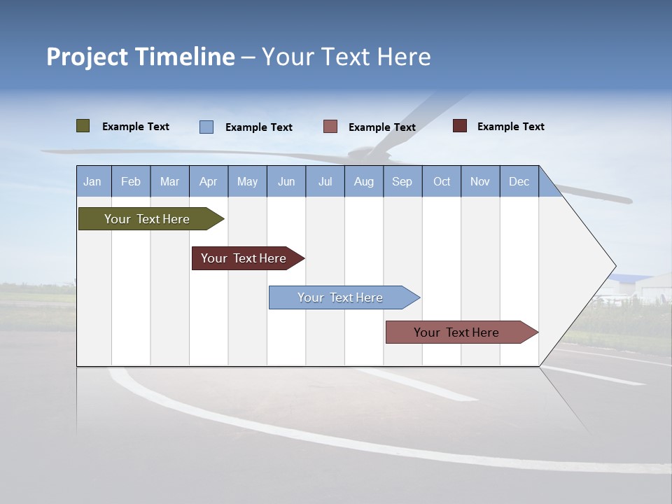 Helicopter Rotor Outdoor PowerPoint Template