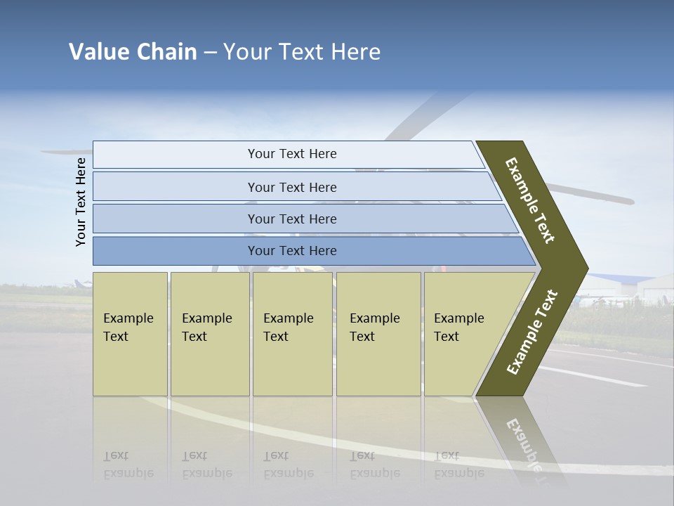 Helicopter Rotor Outdoor PowerPoint Template