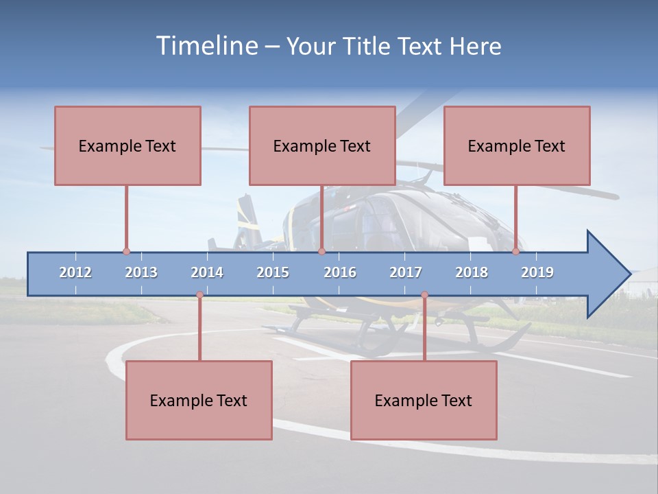 Helicopter Rotor Outdoor PowerPoint Template