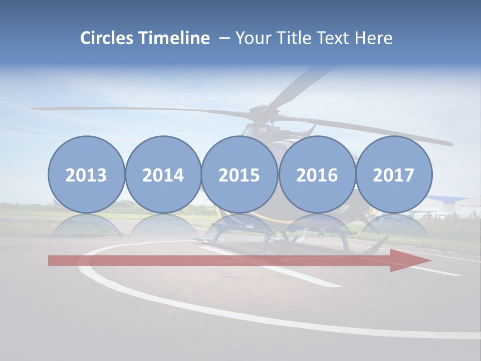 Helicopter Rotor Outdoor PowerPoint Template