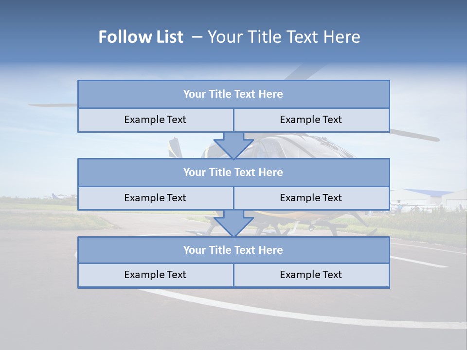 Helicopter Rotor Outdoor PowerPoint Template