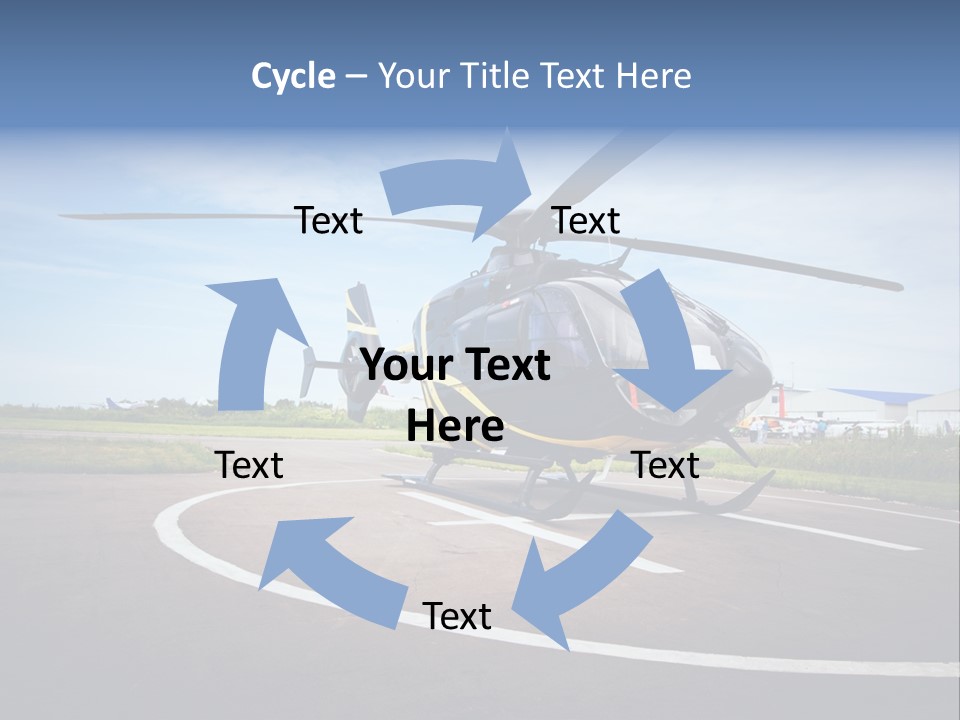 Helicopter Rotor Outdoor PowerPoint Template