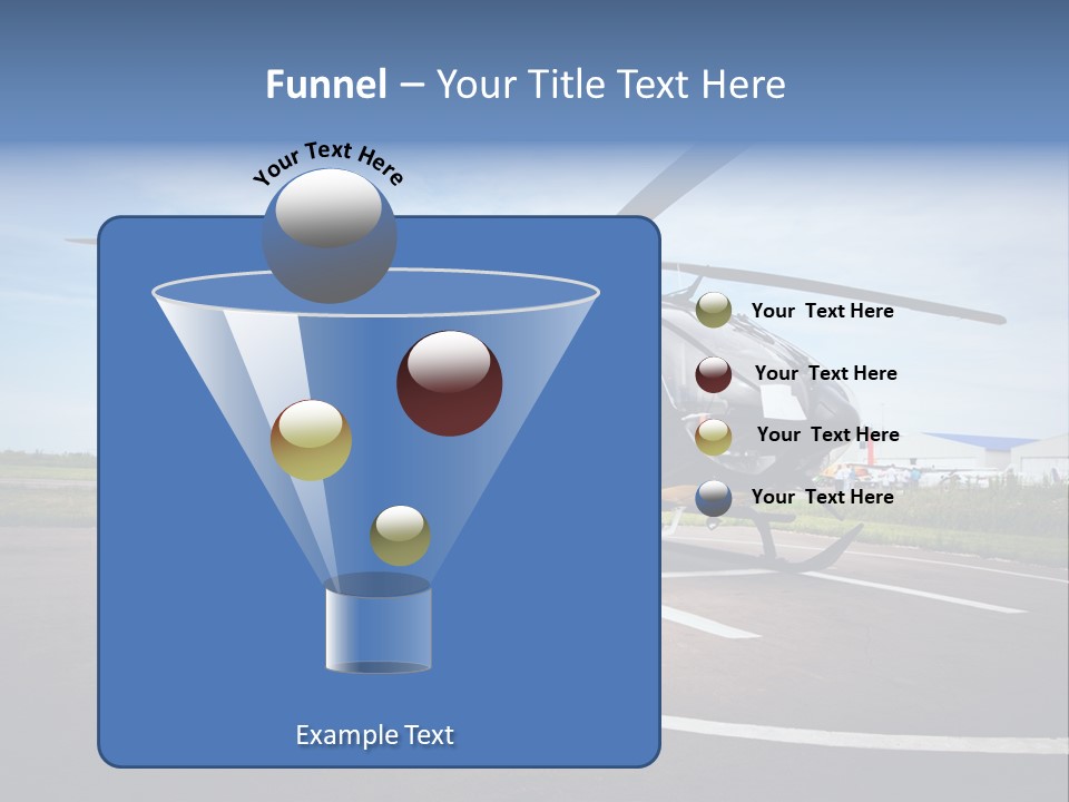 Helicopter Rotor Outdoor PowerPoint Template