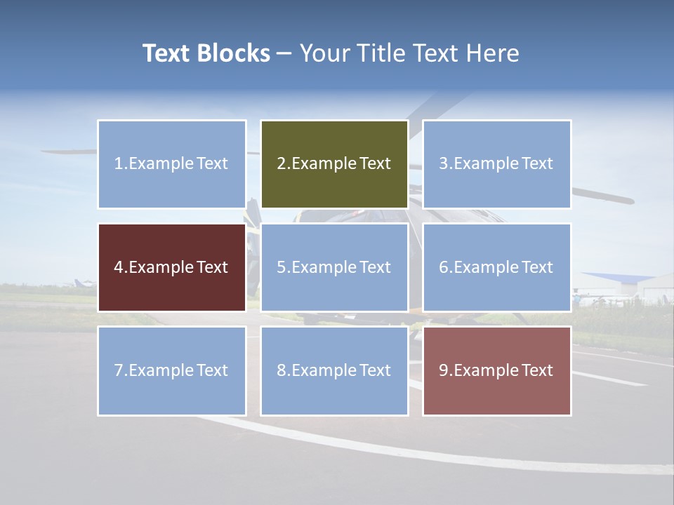 Helicopter Rotor Outdoor PowerPoint Template