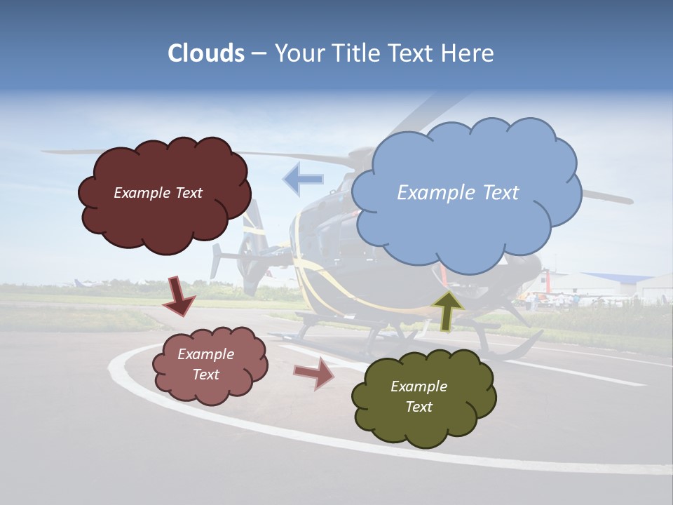 Helicopter Rotor Outdoor PowerPoint Template