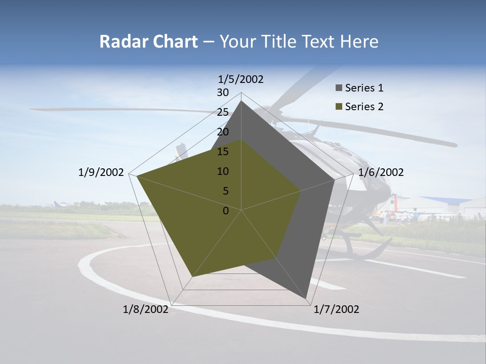 Helicopter Rotor Outdoor PowerPoint Template