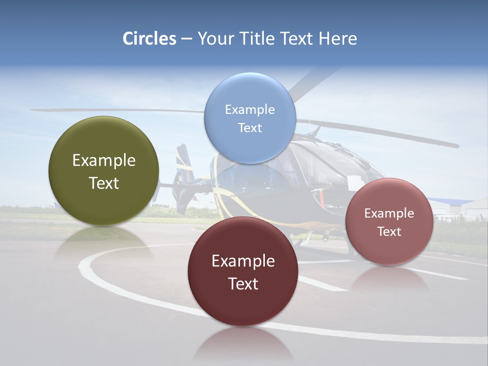 Helicopter Rotor Outdoor PowerPoint Template
