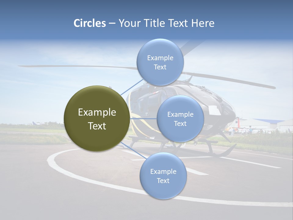 Helicopter Rotor Outdoor PowerPoint Template