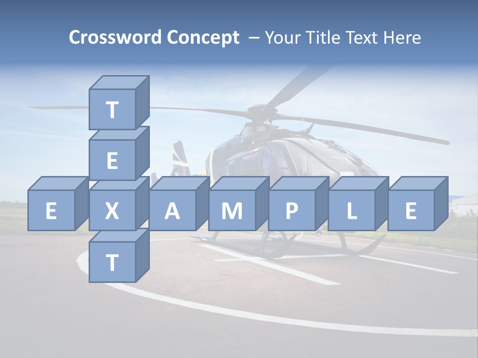 Helicopter Rotor Outdoor PowerPoint Template