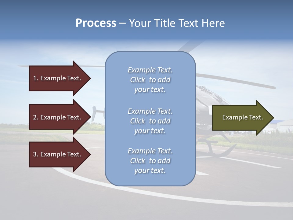 Helicopter Rotor Outdoor PowerPoint Template