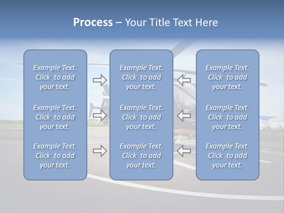 Helicopter Rotor Outdoor PowerPoint Template