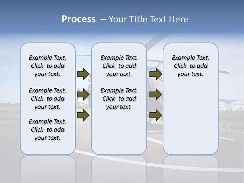 Helicopter Rotor Outdoor PowerPoint Template