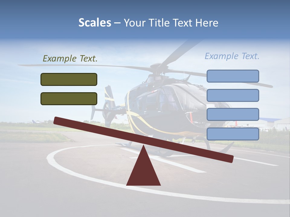 Helicopter Rotor Outdoor PowerPoint Template