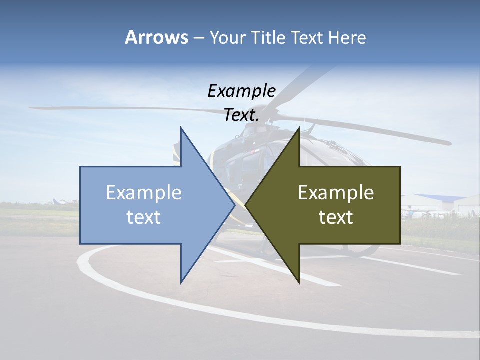 Helicopter Rotor Outdoor PowerPoint Template