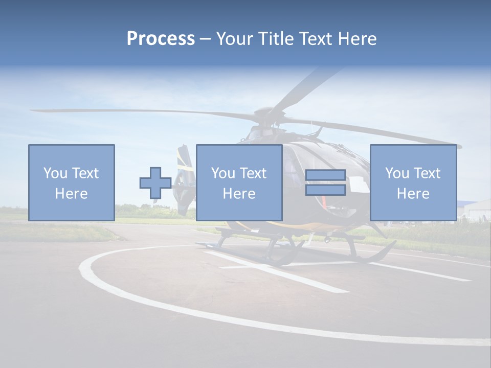 Helicopter Rotor Outdoor PowerPoint Template