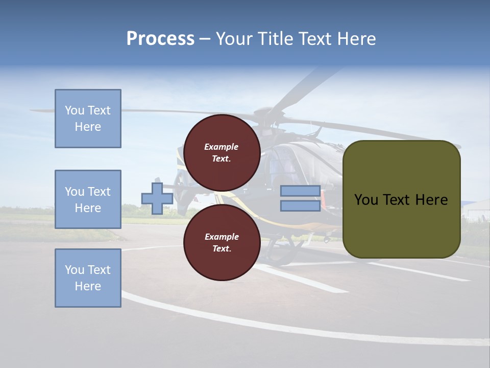 Helicopter Rotor Outdoor PowerPoint Template