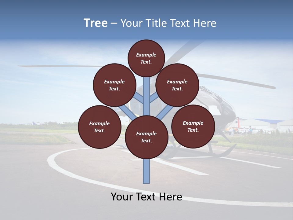 Helicopter Rotor Outdoor PowerPoint Template