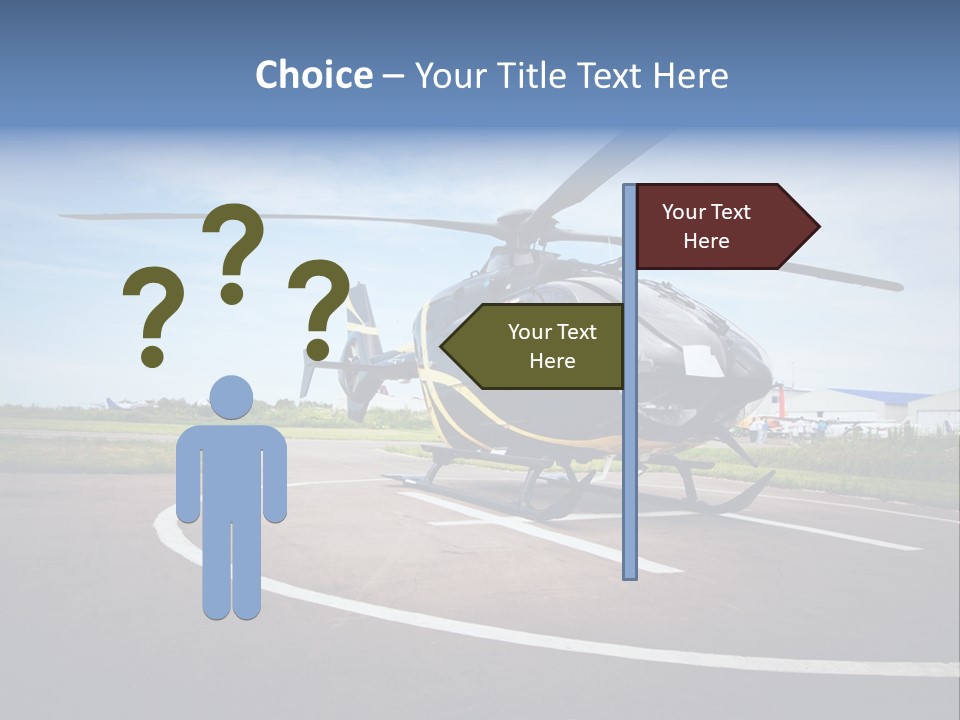 Helicopter Rotor Outdoor PowerPoint Template