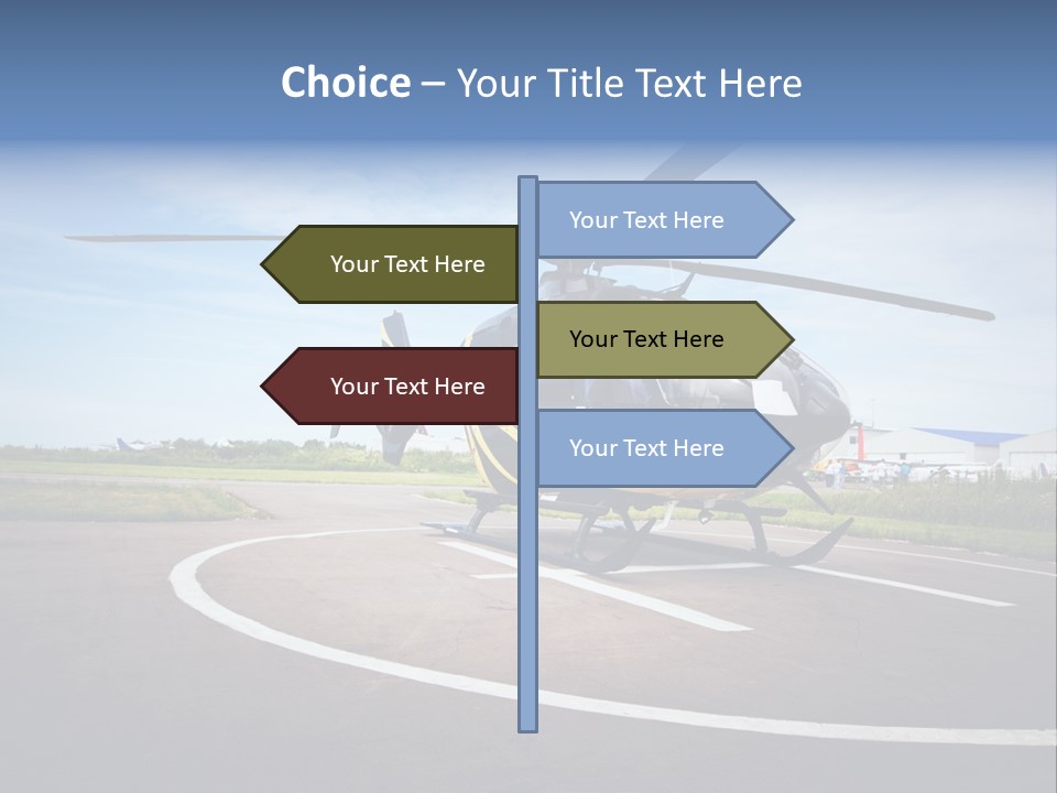 Helicopter Rotor Outdoor PowerPoint Template