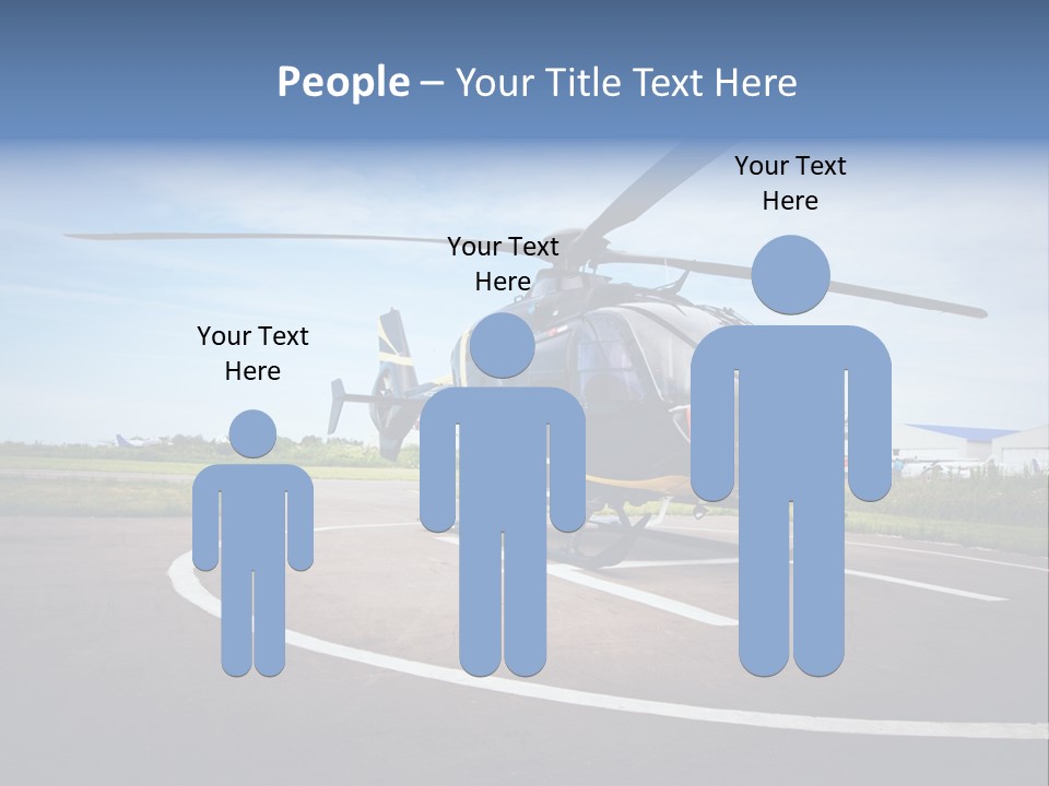 Helicopter Rotor Outdoor PowerPoint Template
