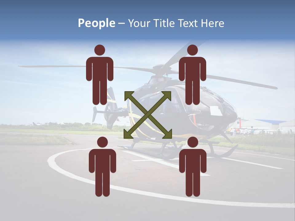 Helicopter Rotor Outdoor PowerPoint Template