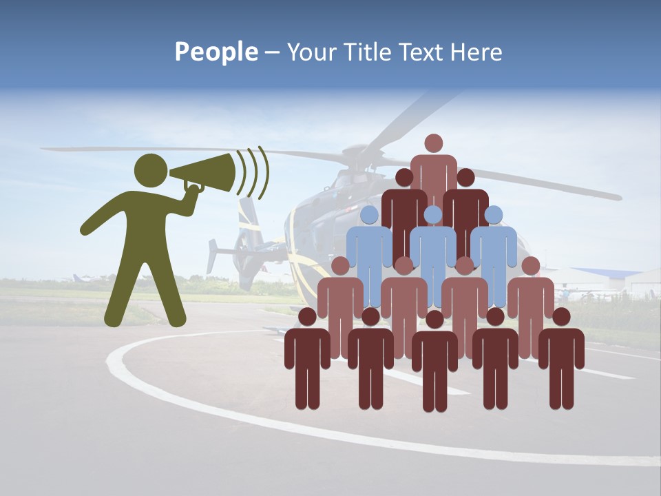 Helicopter Rotor Outdoor PowerPoint Template