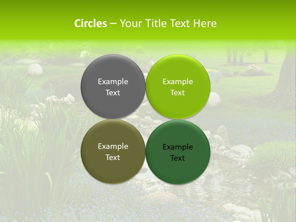 Leaf Spiritual Tree PowerPoint Template