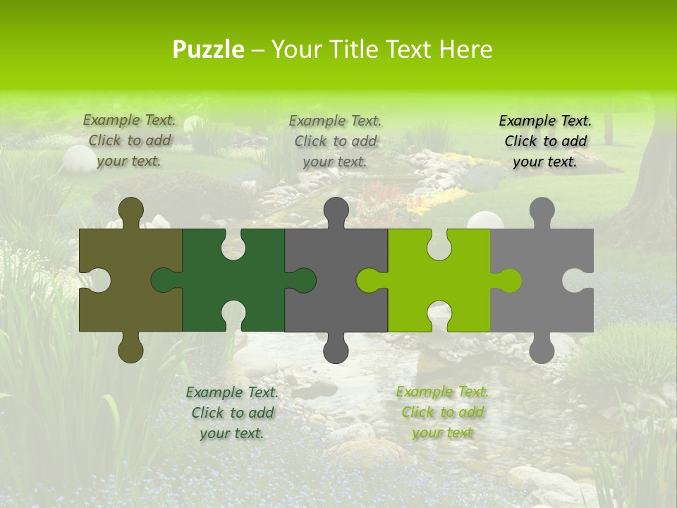 Leaf Spiritual Tree PowerPoint Template