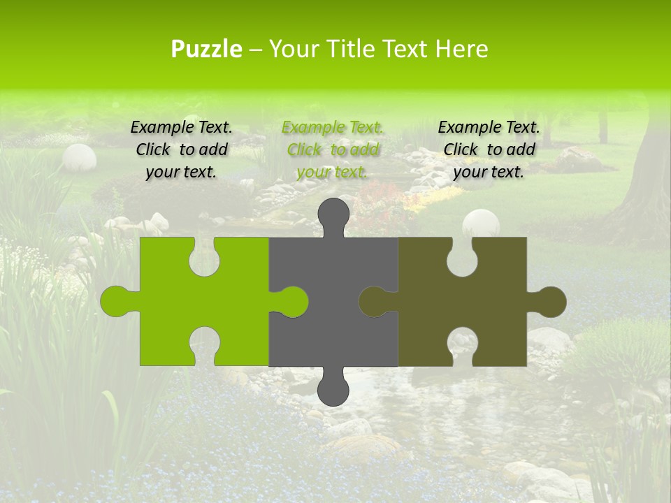 Leaf Spiritual Tree PowerPoint Template