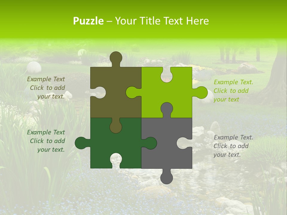 Leaf Spiritual Tree PowerPoint Template